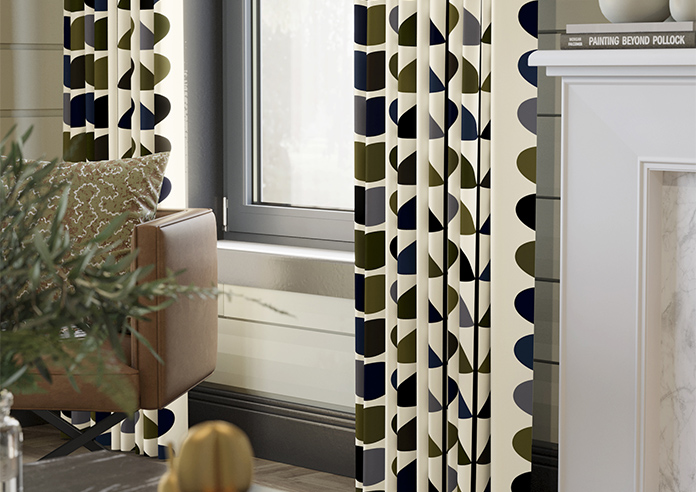 Orla Kiely Multi Stem, Moss - Made to Measure Curtains - Image 5